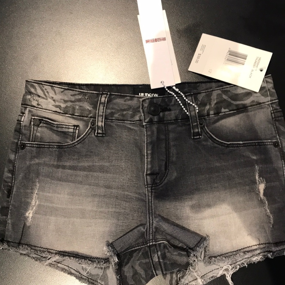 Girls Hudson Thunder Black Short